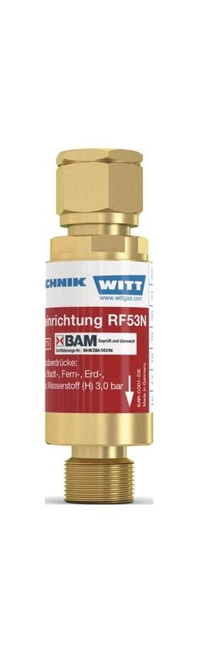 Sicherheitseinrichtung TYP RF 53 N G 3/8Zoll LH Brenngas WITT