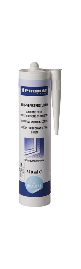 Bau-/Fenstersilikon weiß 310 ml Kartusche PROMAT CHEMICALS