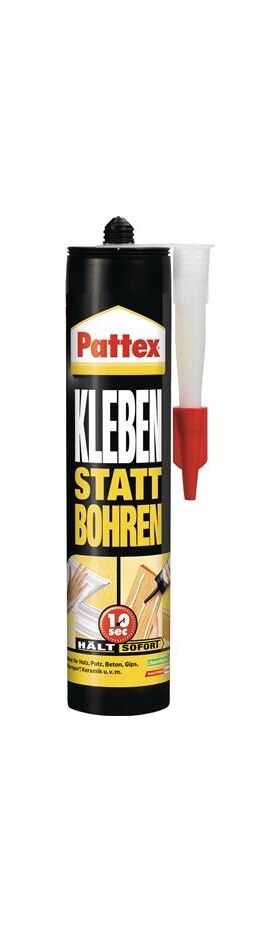 Montagekleber Kleben statt Bohren weiß 400g Kartusche PATTEX