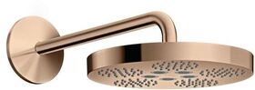 Kopfbrause 280 1jet AXOR ONE mit Brausearm polished red gold