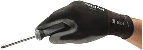 Handschuhe HyFlex 11-601 Gr.8 schwarz/grau EN 388 PSA II Nyl.m.PU ANSELL - VPE: 12