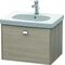 Duravit Waschtischunterbau BRIOSO Griff chrom 452x620x469mm pine silver