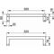 Keuco Haltegriff EDITION 90 SQUARE vc Breite 320mm
