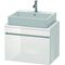 Duravit Konsolenunterschrank DURASTYLE 512x700x478mm eiche natur / weiß matt