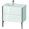 Duravit Waschtischunterbau XVIU 594x810x480mm Prof. sw ma weiß hochglanz