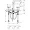 3-L WT-Armatur 170 AXOR CITTERIO E DN 15 m Pl m ZAG 1 1/4Zoll bru black chrome