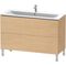 Duravit Waschtischunterbau L-CUBE 1220x481mm 2 Au we hgl ES Ahorn mitte