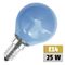 Tropfenlampe PHILOS P45 Speziallampe E14, 230V, 25W, stossfest, blau