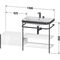 Duravit WTU HAPPY D.2 PLUS 1400x490mm m Metallkon 2 HL ta supermatt