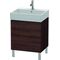 Duravit Waschtischunterbau L-CUBE 582x584x459mm kastanie dunkel