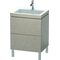 Duravit Waschtischunterbau L-CUBE m WT Vero Air 698x600x480mm 1 HL Ei ka