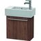 Duravit Waschtischunterbau X-LARGE 228x450x442mm Ans rechts nussbaum dunkel