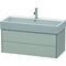 Duravit Waschtischunterbau XSQUARE 397x984x460mm betongrau matt