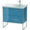 Duravit Waschtischunterbau XSQUARE Be re 805x810x473mm stone blue hochglanz