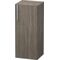 Duravit Halbhochschrank VERO 360x400x960mm Anschlag rechts pine terra