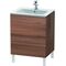 Duravit Waschtischunterbau L-CUBE 620x481x704mm nussbaum natur