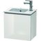 Duravit Waschtischunterbau L-CUBE 294x420x400mm Ans links weiß hochglanz