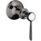 Abstellventil AXOR MONTREUX DN 15/DN 20 UP m HGri pol. black chrome