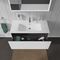 Duravit Waschtischunterbau L-CUBE 1020x481mm 1 Ausz. we hgl ES NB mitte