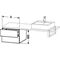 Duravit Konsolenunterschrank L-CUBE 400x320x547mm lichtblau matt