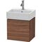 Duravit Waschtischunterbau L-CUBE 400x434x341mm Ans links nussbaum dunkel