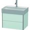 Duravit WT-Unterbau XSQUARE COMPACT 397x584x390mm lichtblau matt