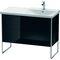 Duravit Waschtischunterbau XSQUARE Be re 805x1010x473mm schwarz hochglanz