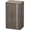 Duravit Halbhochschrank KETHO 360x500x880mm Anschlag links pine terra