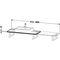 Duravit Konsole X-LARGE 480x1000x24mm graphit matt