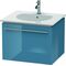 Duravit Waschtischunterbau X-LARGE 497x600x456mm stone blue hochglanz