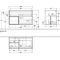 V&B Waschtischunterschrank FINION 1000x603x501mm Regalele. Peo Black Matt