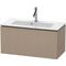 Duravit WTU Compact L-CUBE 400x820x391mm basalt matt