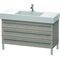 Duravit Waschtischunterbau X-LARGE 1200x470x588mm eiche kaschmir