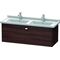 Duravit Waschtischunterbau BRIOSO Gri chrom 452x1220x469mm kastanie dunkel