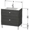 Duravit Waschtischunterbau BRIOSO 701x800x480mm WT Vero Air 3 HL grap ma