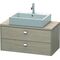 Duravit Konsolenunterschrank BRIOSO Griffe chrom 442x920x480mm pine silver