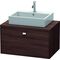 Duravit Konsolenunterschrank BRIOSO Gri chrom 442x820x550mm kastanie dunkel