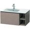 Duravit Waschtischunterbau L-CUBE 400x820x481mm Be links eiche kaschmir