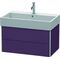 Duravit Waschtischunterbau XSQUARE 397x784x460mm aubergine seidenmatt