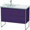 Duravit Waschtischunterbau XSQUARE Be li 805x1010x473mm auber seidenmatt