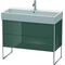 Duravit Waschtischunterbau XSQUARE 731x984x460mm dolomiti grey hochglanz