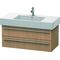 Duravit Waschtischunterbau X-LARGE 468x1000x448mm europäische eiche