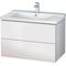 Duravit Waschtischunterbau L-CUBE 820x481x555mm weiß hochglanz