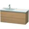 Duravit Waschtischunterbau L-CUBE 1220x481x555mm europäische eiche