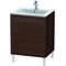 Duravit Waschtischunterbau L-CUBE 620x481x704mm nussbaum gebürstet