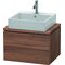 Duravit Konsolenunterschrank L-CUBE 400x620x477mm nussbaum natur