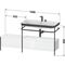 Duravit Waschtischset HAPPY D.2 PLUS 1600x490mm 2 Hahnlöcher taupe supermatt