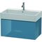 Duravit Waschtischunterbau L-CUBE 394x784x459mm stone blue hochglanz