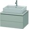 Duravit Konsolenunterschrank L-CUBE 400x720x547mm betongrau matt