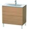 Duravit Waschtischunterbau L-CUBE 820x481x704mm europäische eiche